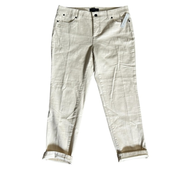 Talbots Simply Flattering 5 Pocket Jeans in Natural - Picture 3 of 6